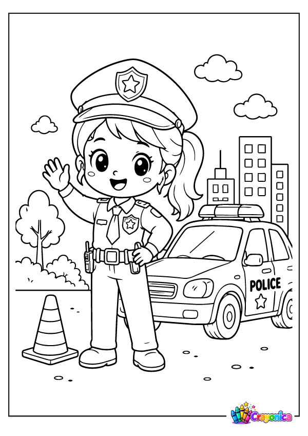 086. police-officer-girl-coloring-page Police Officer Girl Coloring Page