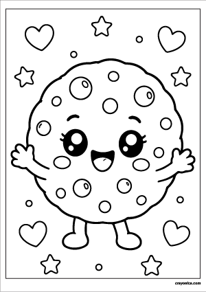 smiling-cookie-coloring-page