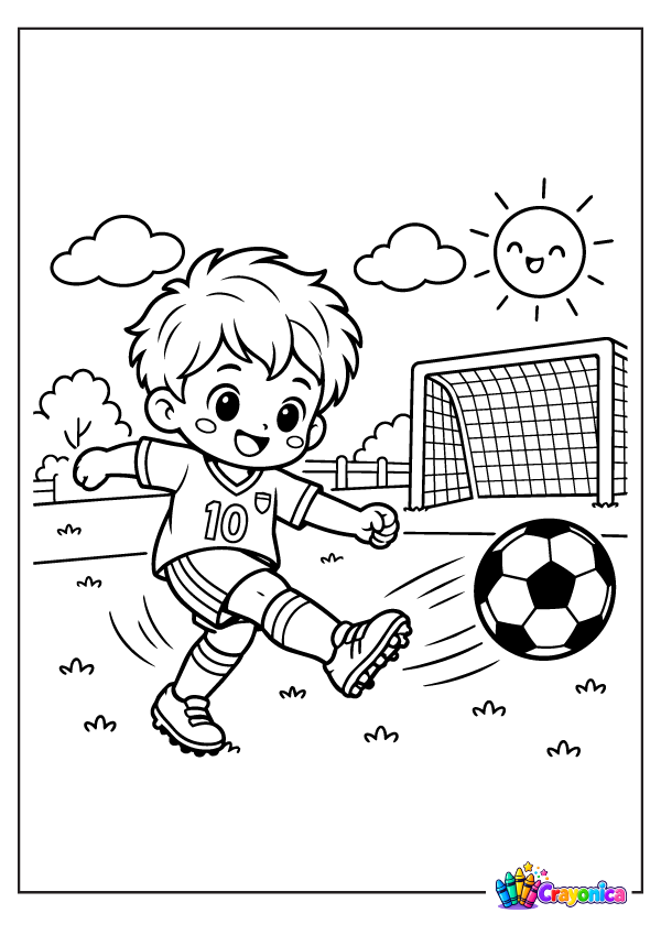 cute-kid-kicking-soccer-ball-coloring-page