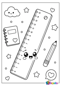Ruler Coloring Page